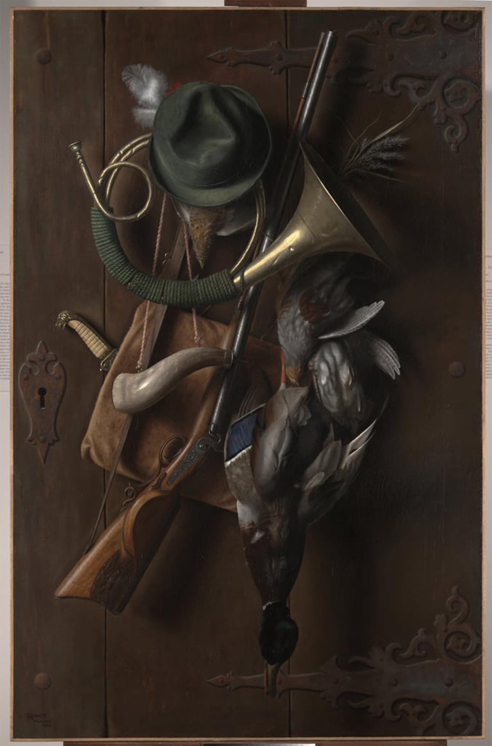 RZHRHJES Abstract Painting Poster Art Print Canvas Print Poster After the Hunt by William Michael Harnett Landscape Canvas Painting for Home Decor 60x90cm
