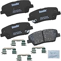 Vista 67 de Bendix Priority1 CFC154 - Juego de pastillas de freno de disco para Avanti II, Century, LeSabre, Regal, Riviera, chasis comercial, DeVille