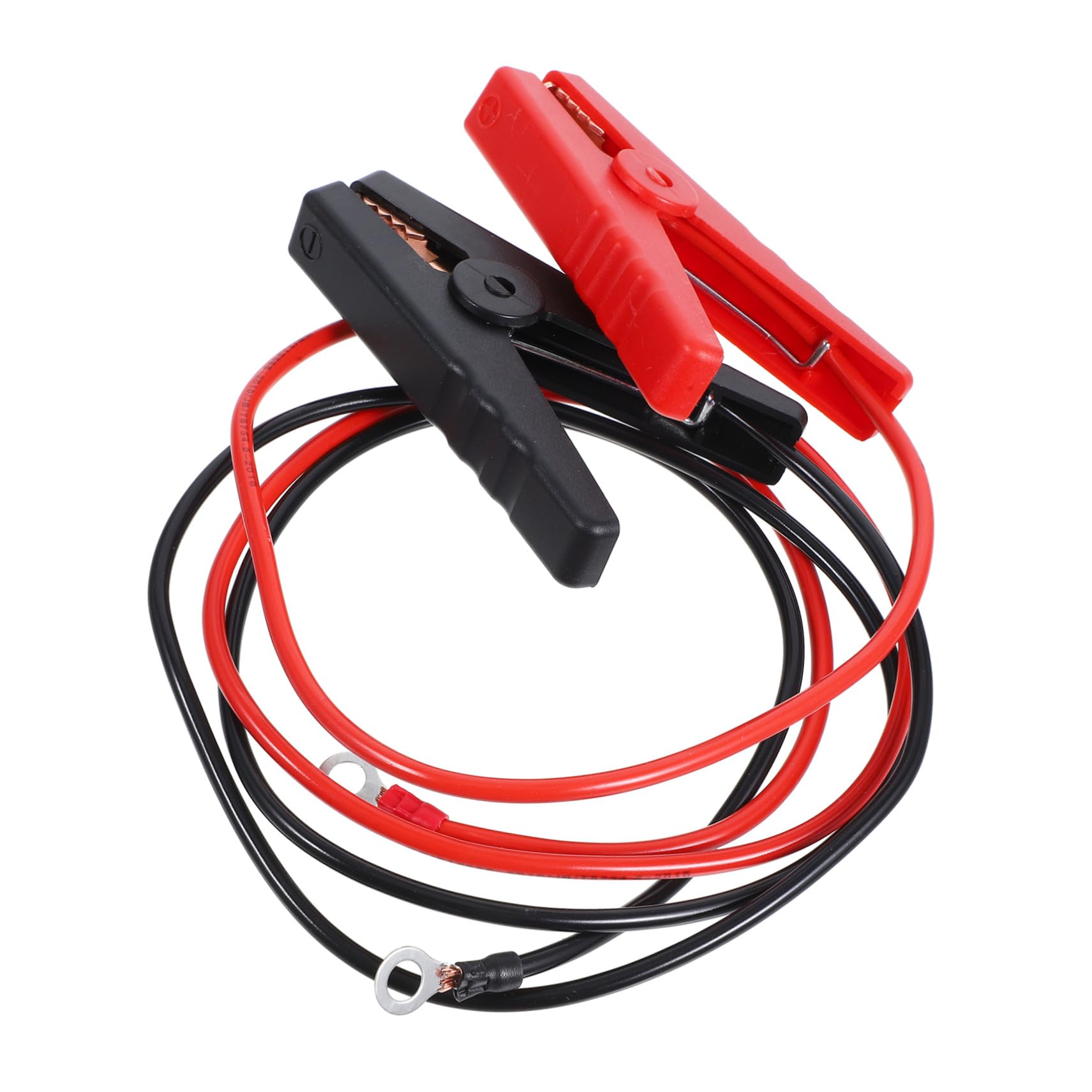 10 Pièces Pinces crocodiles électriques câble de démarrage pince batterie pinces crocodiles de batterie pince de démarrage d'urgence voiture -câbles avec fil pince portative Gatuida