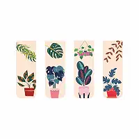 Marcador De Página Magnético Kit 4 Marcadores Plantas
