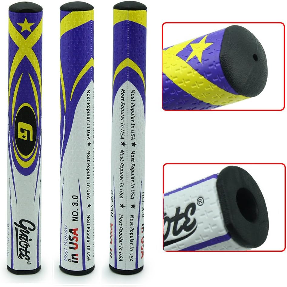 Guiote 2016 New Putter Grip Pro 3.0 5.0 - Black Red Green Orange Blue (Blue, 3.0)