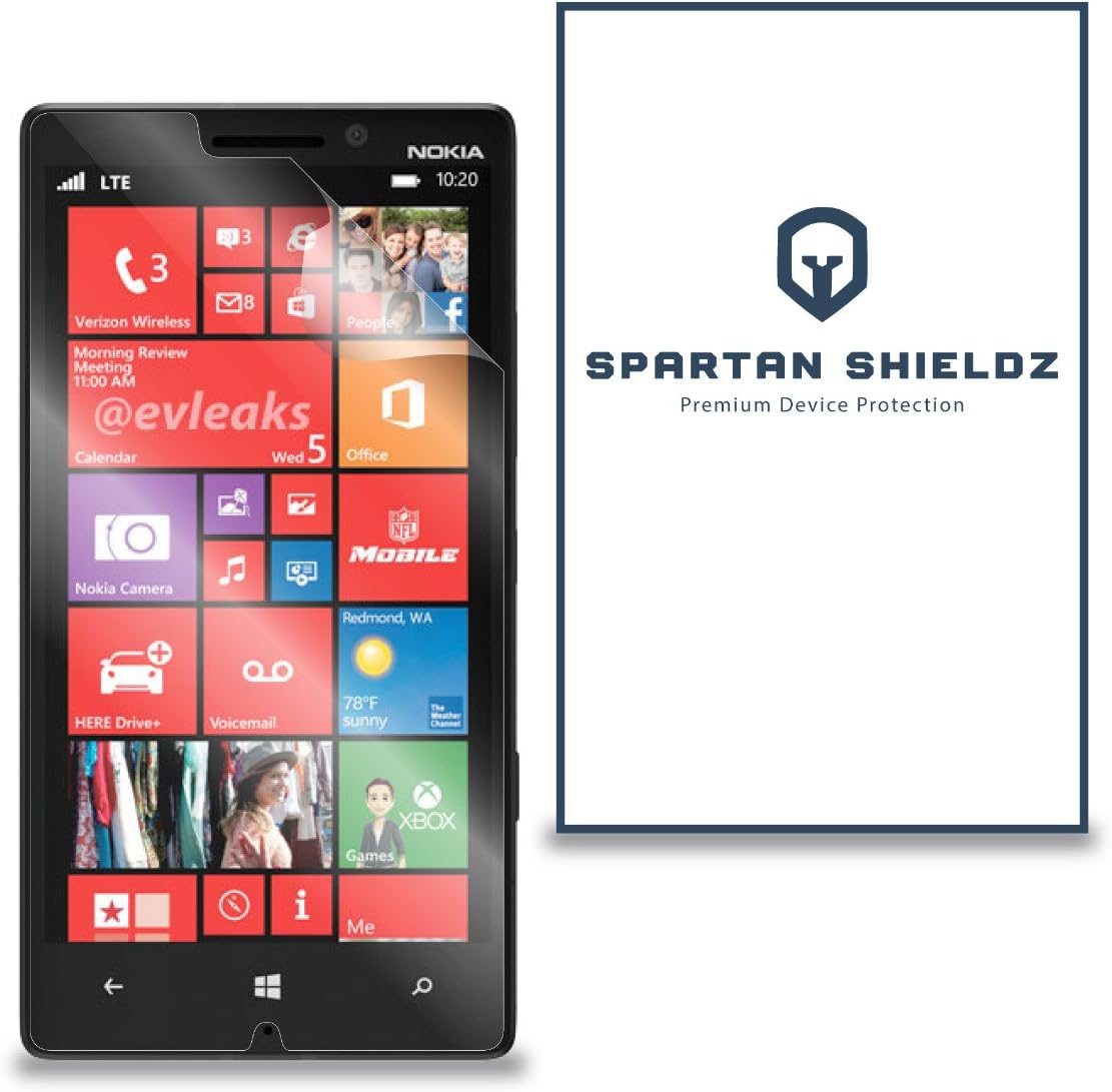 6X - Spartan Shieldz Premium HD Screen Protector Cover For Nokia Lumia 930-6X
