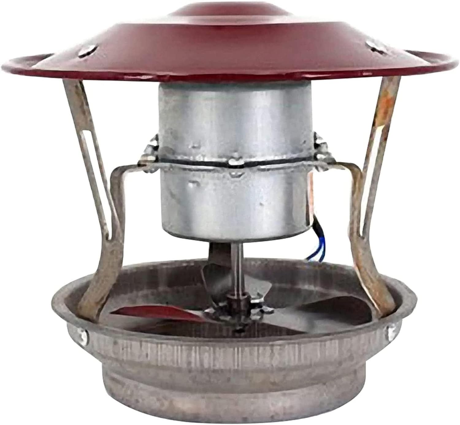 60W Chimney Fan, Fireplace Exhaust Fan for Flue Diameter 9-21cm, Draft Inducer Stove and Wood Burning Heater, Electric Smoke Evacuator