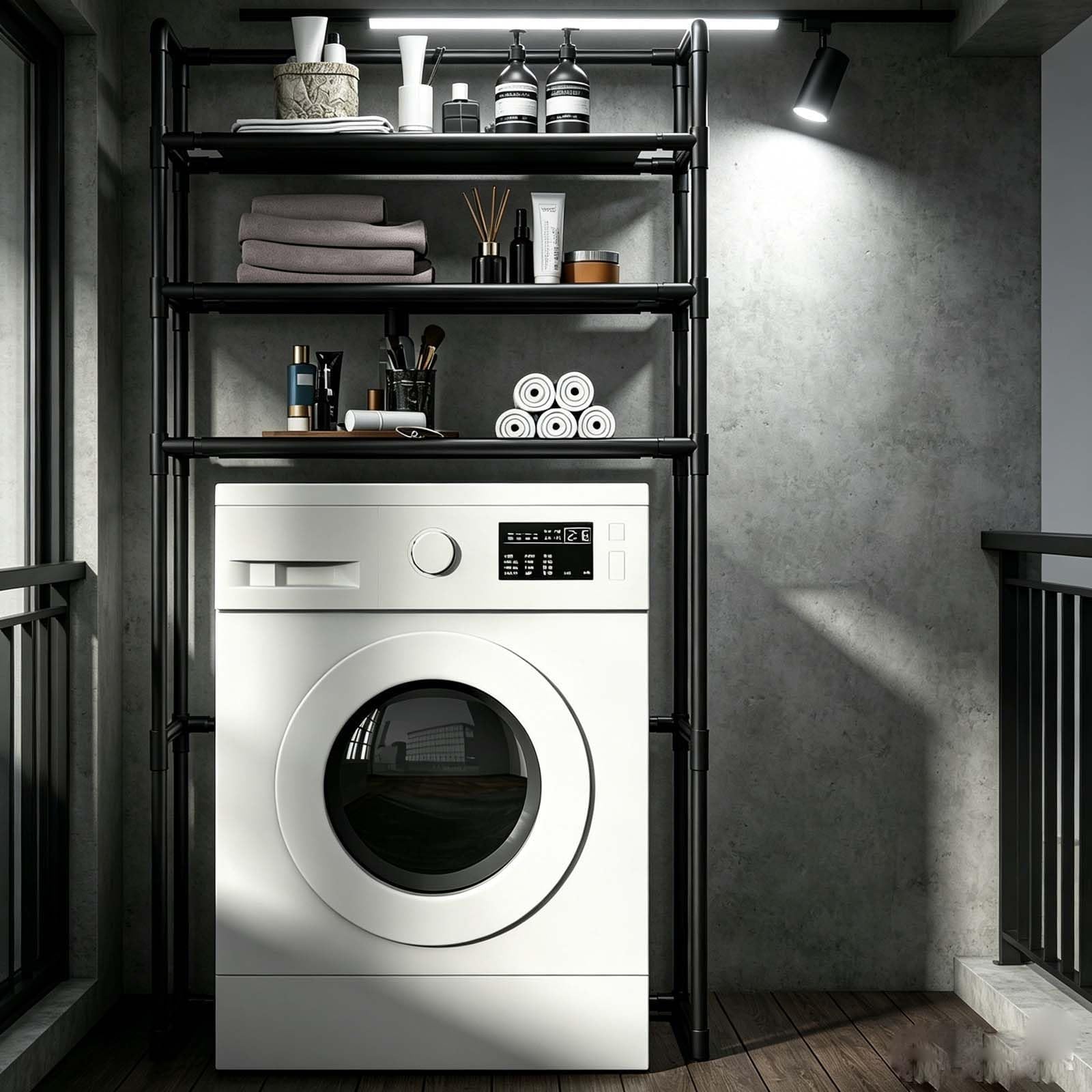 Laundry Room Space Saving Over Washer Rack,washer and dryer shelves