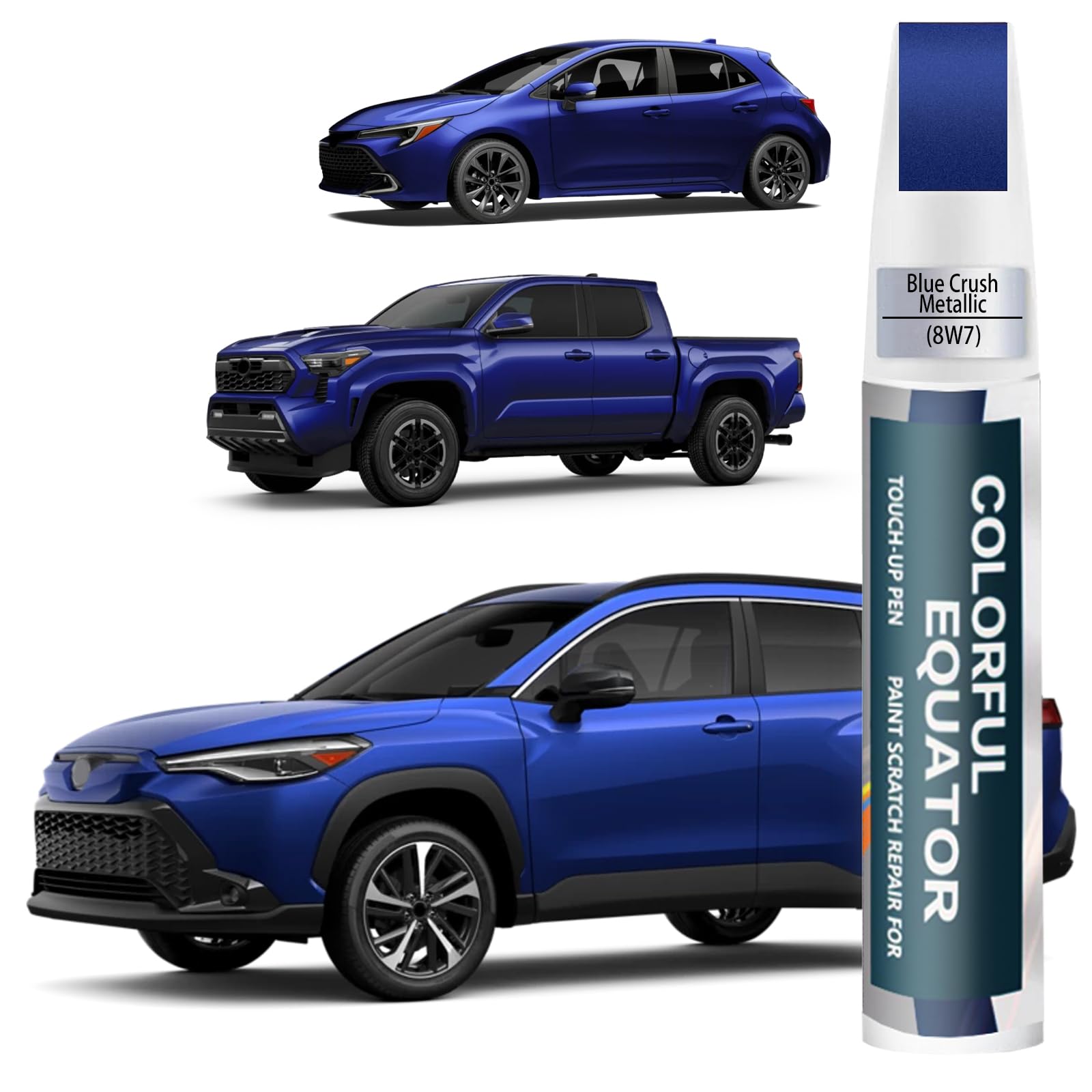 0.4 Fl Oz (Pack of 1), Blue Crush Metallic(8W7) for 2025 Corolla