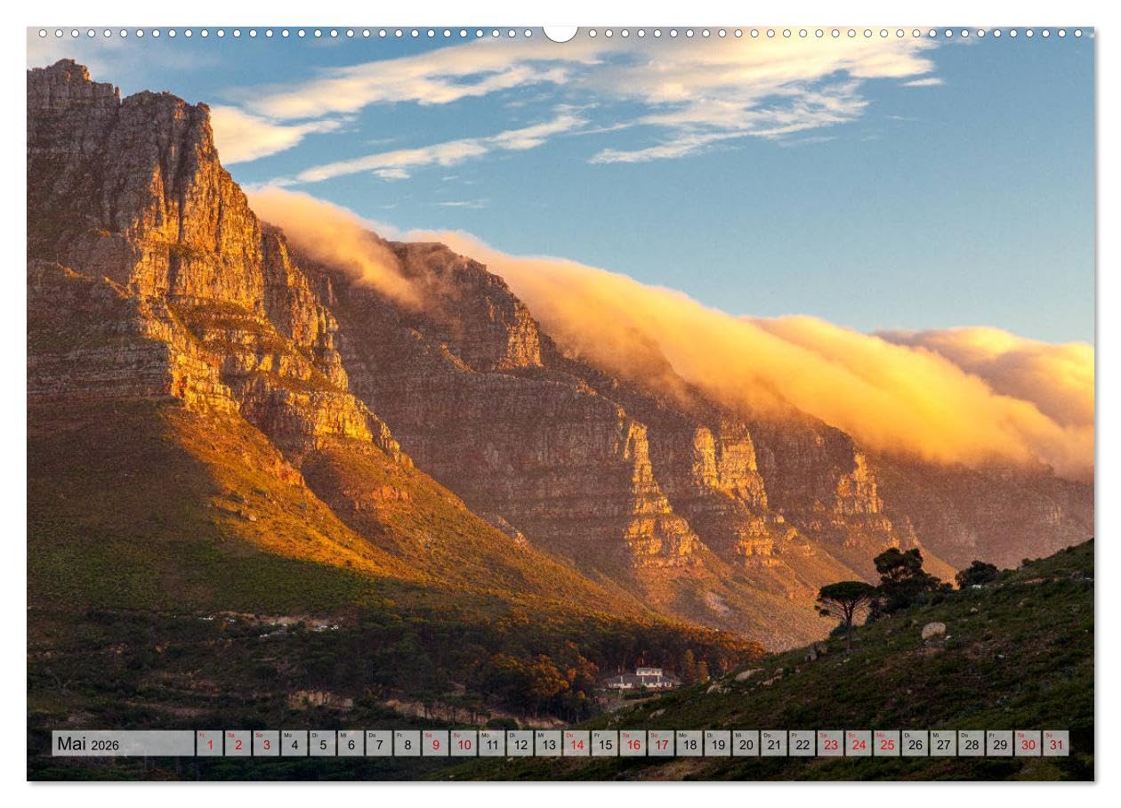 Südafrika: Kapstadt, Garden Route und Cape Winelands (Wandkalender 2026 DIN A2 quer), CALVENDO Monatskalender: Eine Reise an das Kap der Guten Hoffnung. (CALVENDO Orte)