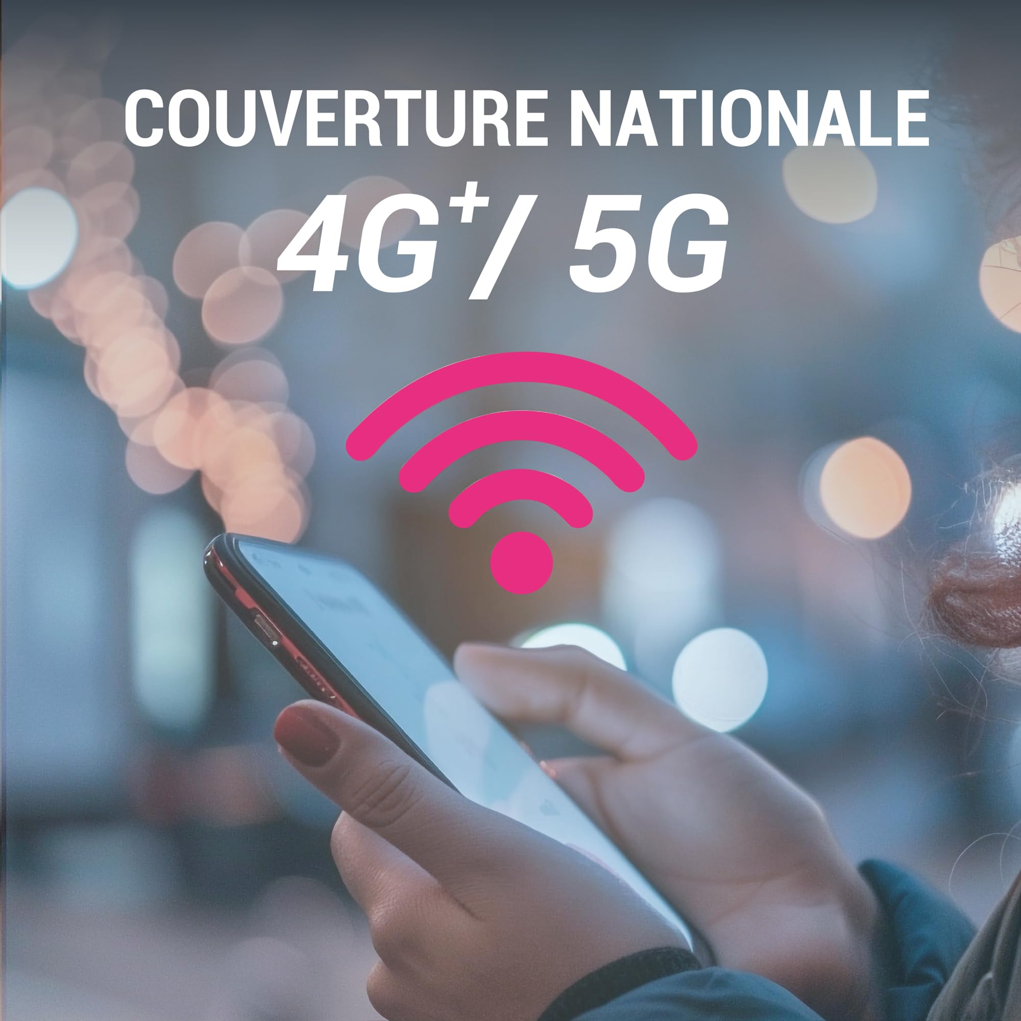 Lebara - Carte SIM Prépayée - 450 Go 5G sur Le Réseau SFR - Appels & SMS Illimités en France - Appels Illimités vers 60 Pays - 19 Go UE - sans Engagement - 30 Jours