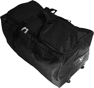 comprar comparacion Bolsa de Viaje Deportes Maleta Trolley Grande 140L con Ruedas. Talla XXL. Negro