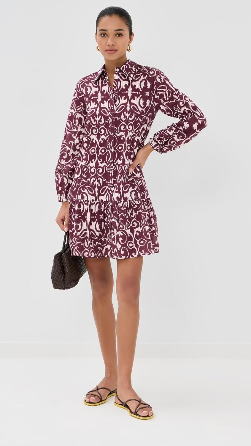 Marcy Dress - Paisley Pirouette Biscotti Beige / XS - Image 3