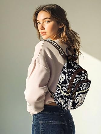 Mini Nylon Women Backpack Purse Fashion Lightweight Small Casual Daypack
