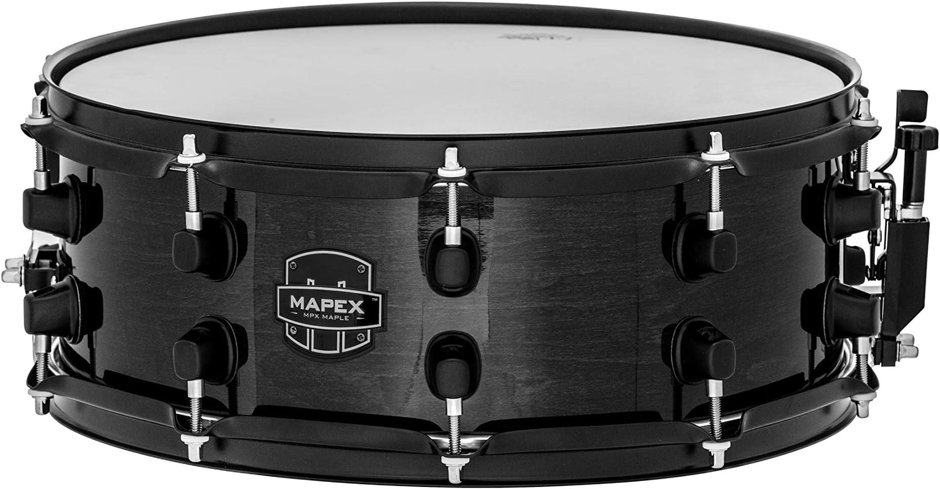 MapexMPX 13 inch x 06 inch all birch snare drum in natural lacquer finish with chrome hardware