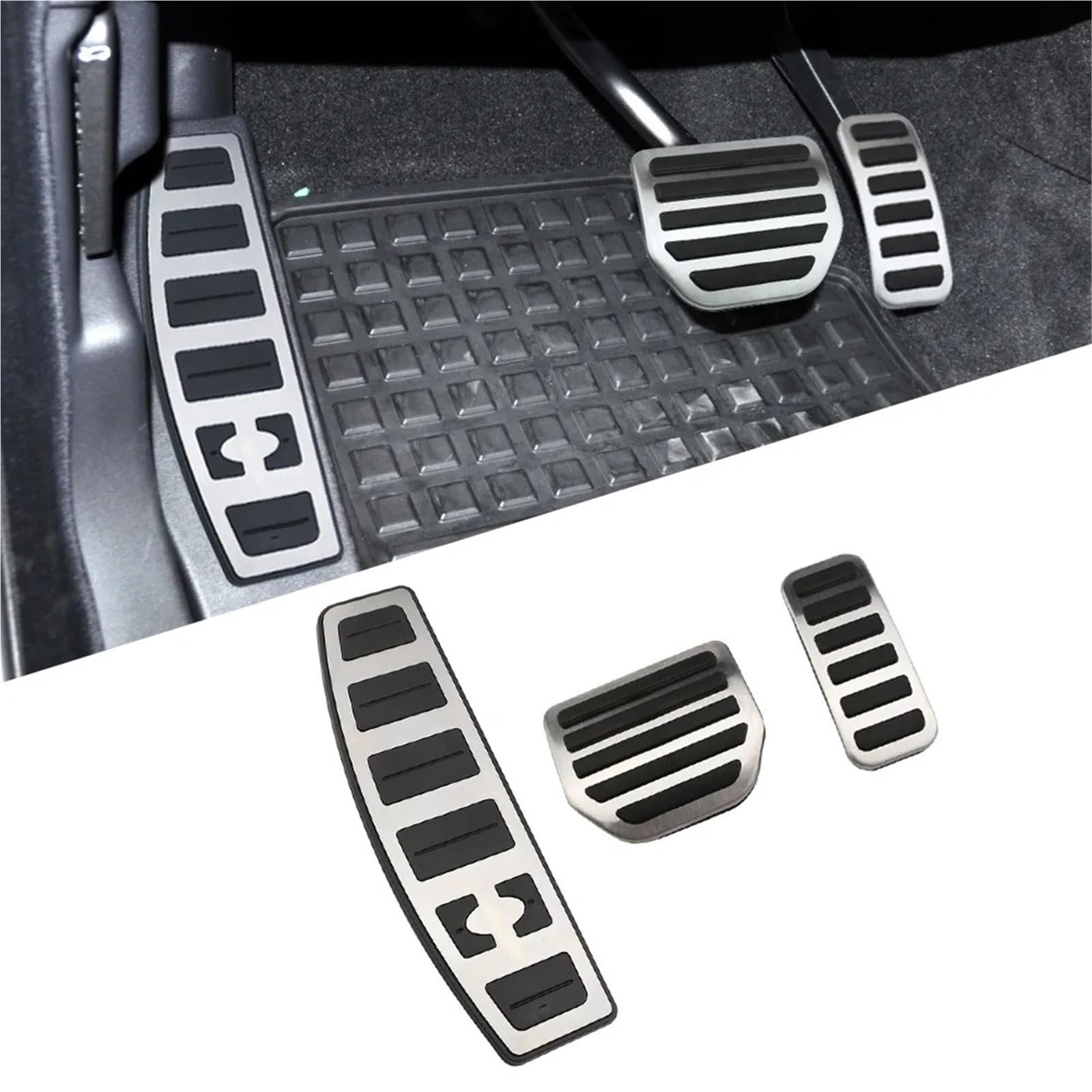Brake Clutch Poggiapiedi Modificato Pedaliera Copripedali Per Auto Per Rover Sport Discovery 3 4 Lr3 Lr4 Acceleratore A Gas Pedal Cover Set(AT 2pcs)