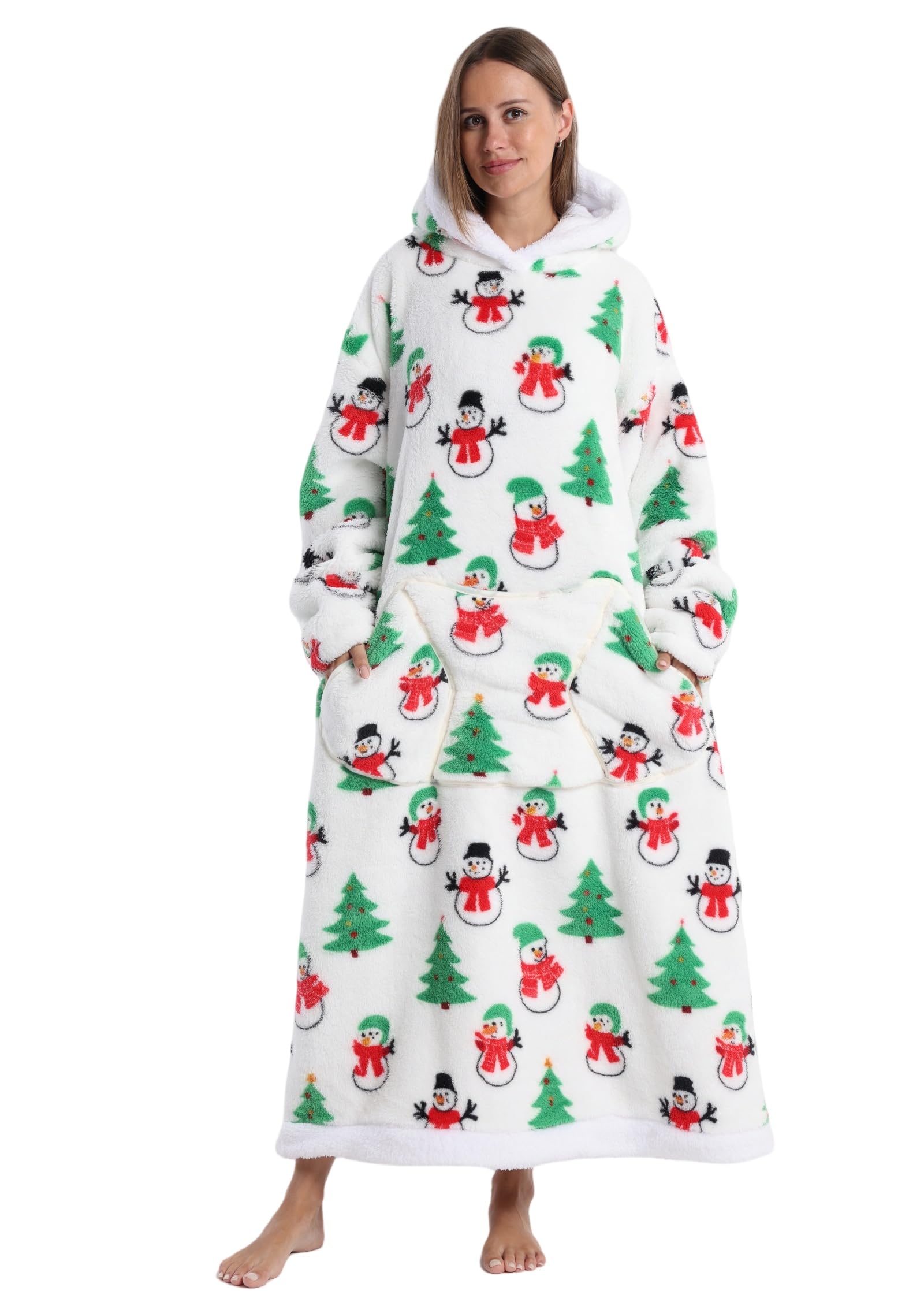 Pterygoid Extra Long Oversized Blanket Hoodie,Hooded Wearable Blanket with Sleeves for Women and Men,Soft Fleece Giant Sweatshirt with Pocket Gift for Adult Teenager