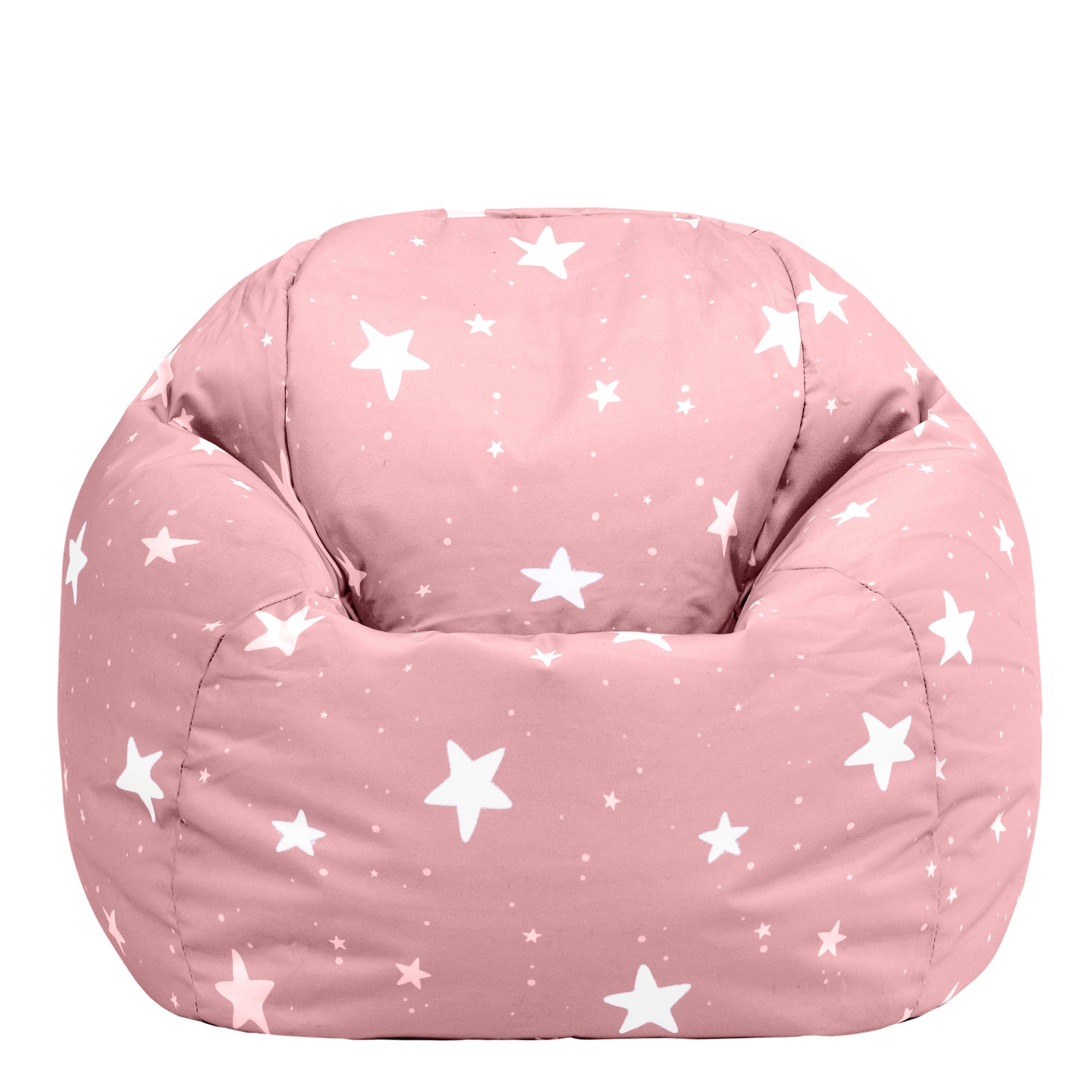 Icon Estrella Puff Infantil, Suaves y Cómodos, Puff con Relleno Includio, Sillas Infantiles, Sillon Niños Infantil para Decoracion Habitacion Niña o Niño, Rosa