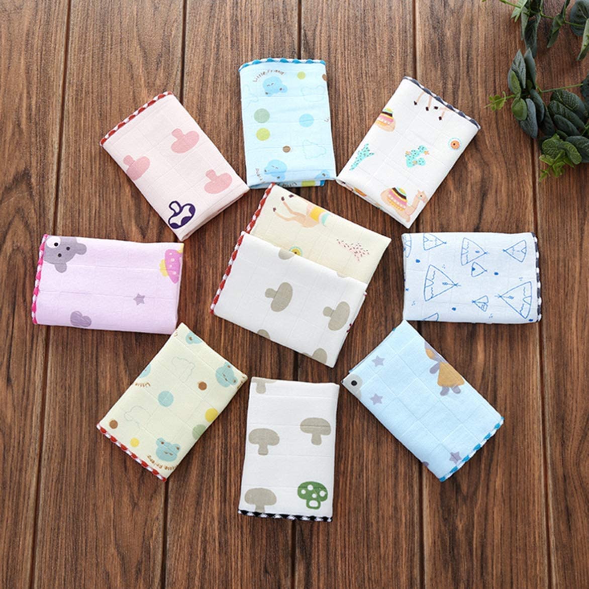 CLUZE Kids Printed Handkerchief, Face Hanky, Face Towels, Baby Soft Cotton Napkin (25x25 cm) - Image 3 thumbnail