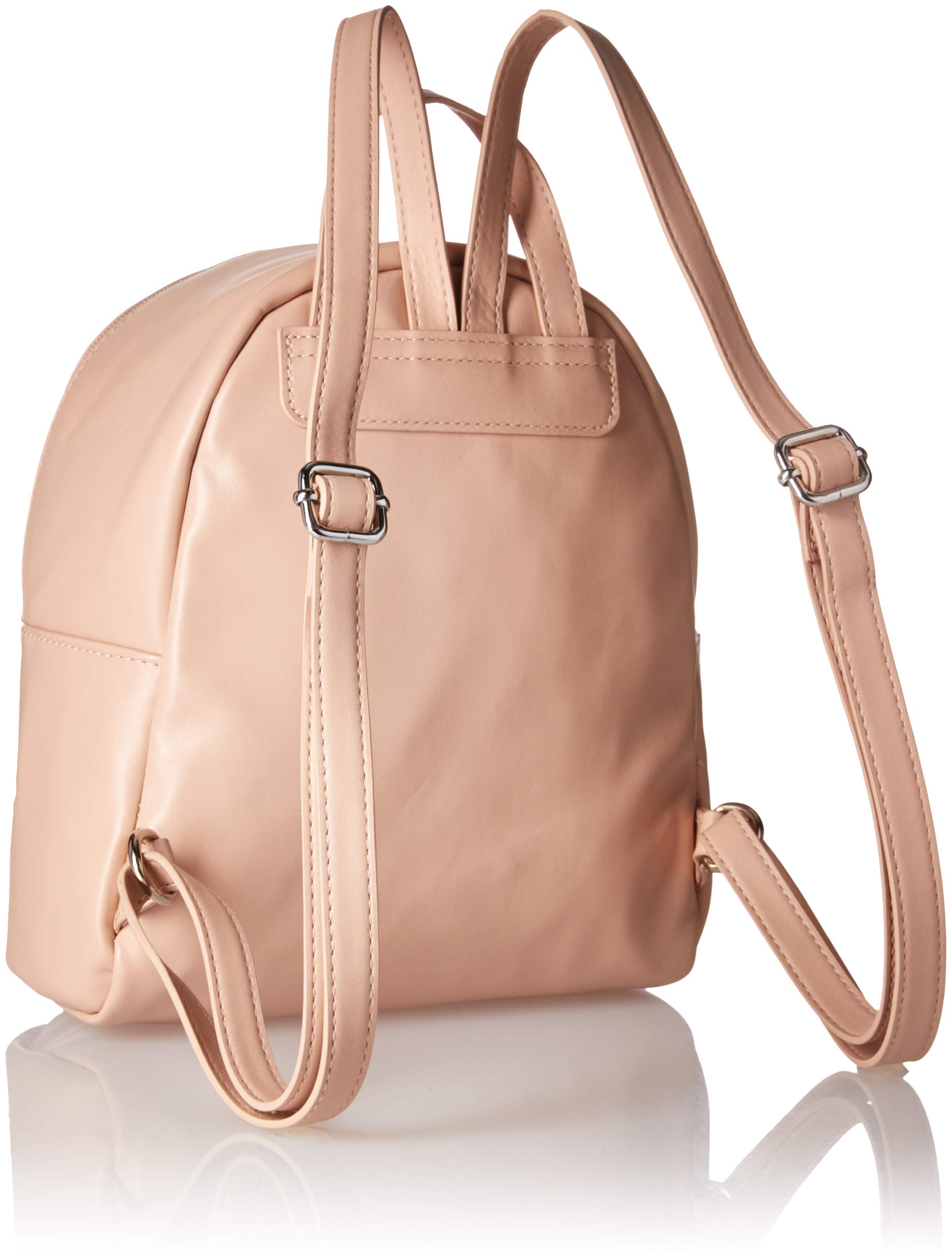 T-Shirt & Jeans Mini Plush Cat Face Back Pack, Blush, One Size