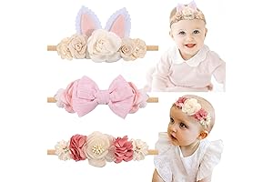 3pcs Baby Bunny Ears Headband Infant