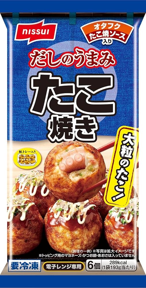 Amazon.co.jp: [冷凍] ニッスイ たこ焼き 6個×6 : 食品・飲料・お酒
