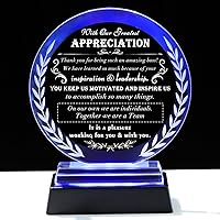 Vista 12 de Regalos para Mujer Jefa – Excelentes Regalos del Día Nacional del Jefe para la Mejor Jefa, Decoración de Escritorio, Pisapapeles, Regalo para Jefa