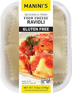 Maninis Four Cheese Ravioli, 9.5 Oz