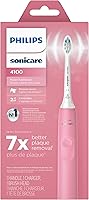 Vista 15 de Philips Sonicare 4100 HX368126 - Cepillo de dientes eléctrico recargable con sensor de presión, color rosado profundo