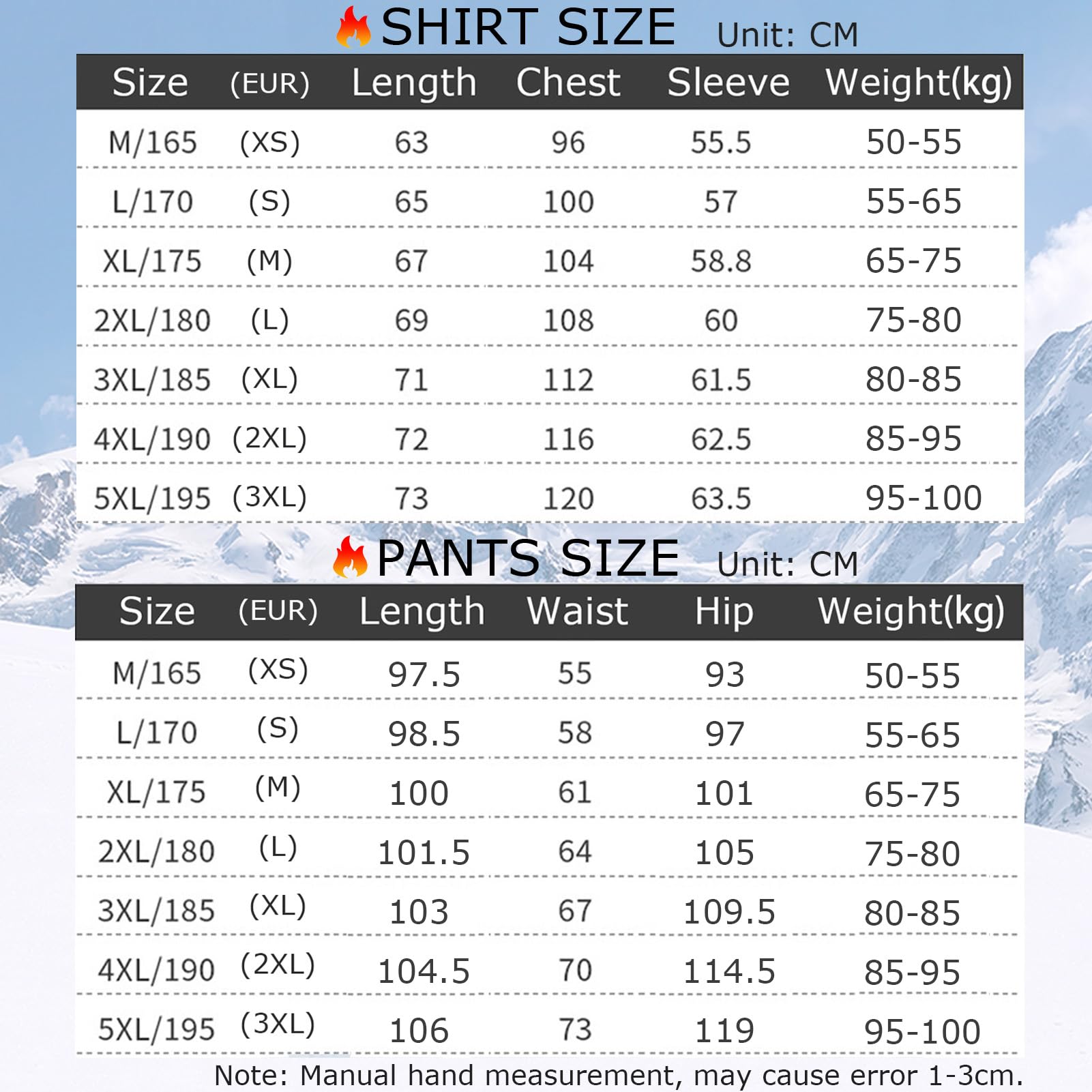 Set Intimo Termico Riscaldato Unisex, 18 Zone/30 Zone Winters Heating Baselayer Intimo Camicia E Pantaloni con Batteria