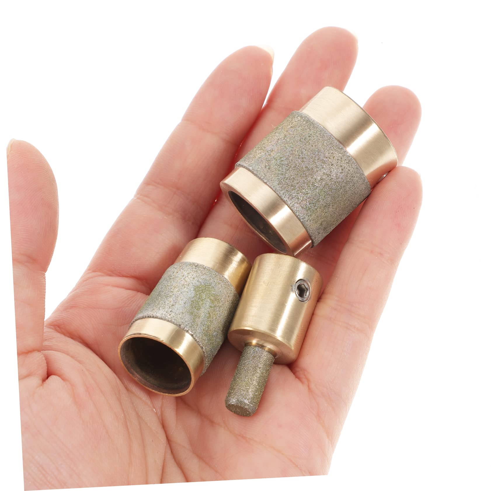 SHINEOFI Muela Abrasiva para Vidrieras de Cobre y Esmeril, Herramienta para Vidrio y Piedra que Previene Daños y Adherencias, Adecuado para Reparación y Moldeado