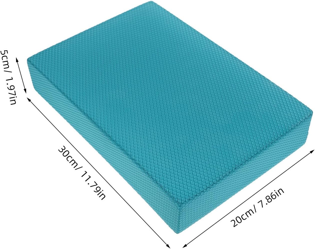 Didiseaon Portable Yoga Balance Mat for Knees and Joints, Thick Tpe Exercise Kneeling Pad with Knee Supporting Feature, for Core Training and Home Workout Sessions