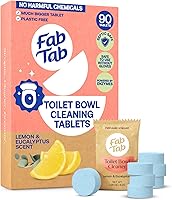 Vista 10 de Pastillas Limpiadoras de Inodoro Fab Tab, Poderosa Eliminación de Manchas, Sin Químicos Agresivos, Sin Plástico, Elimina Óxido y Manchas, Seguro