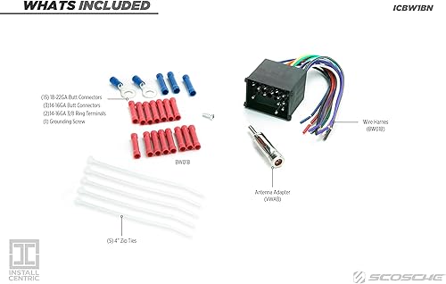 Miniatura 2 de SCOSCHE Instalar Centric ICBW1BN Compatible con la Solución Completa de Instalación Básica Selecta BMW 1990-02 para instalar un estéreo del mercado