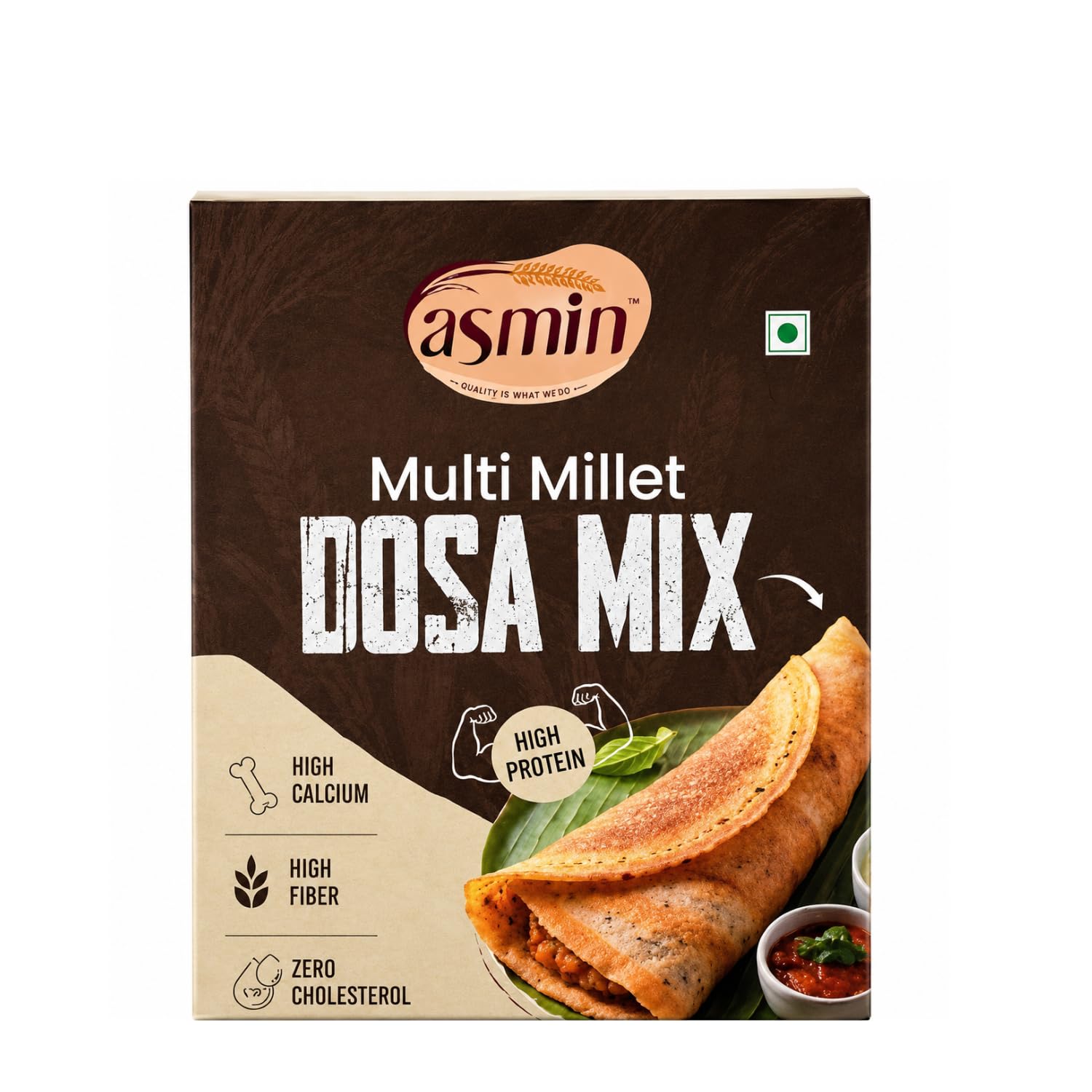 ASMIN Multi Millet Dosa Mix 500g | No Maida, No Palm Oil | Zero Cholesterol | High Protein & High Fiber | Ready to Cook | Healthy South Indian Dosa Mix | Quick & Nutritious Meal | No Preservatives-image-47
