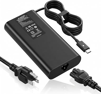 VUOHOEG 130W USB C Laptop Charger for Dell XPS 15 9530 9520 9510, XPS 16 9640, XPS 17 9730 9720, Precision 5570 5560 5550 5750, Latitude 7410 7420 9510 - Type-C PD Fast Charging AC Adapter
