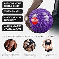 Vista 5 de Medicine Ball 10 lbs Slam Ball Weighted Balls for Exercise Strength and Crossfit Workout