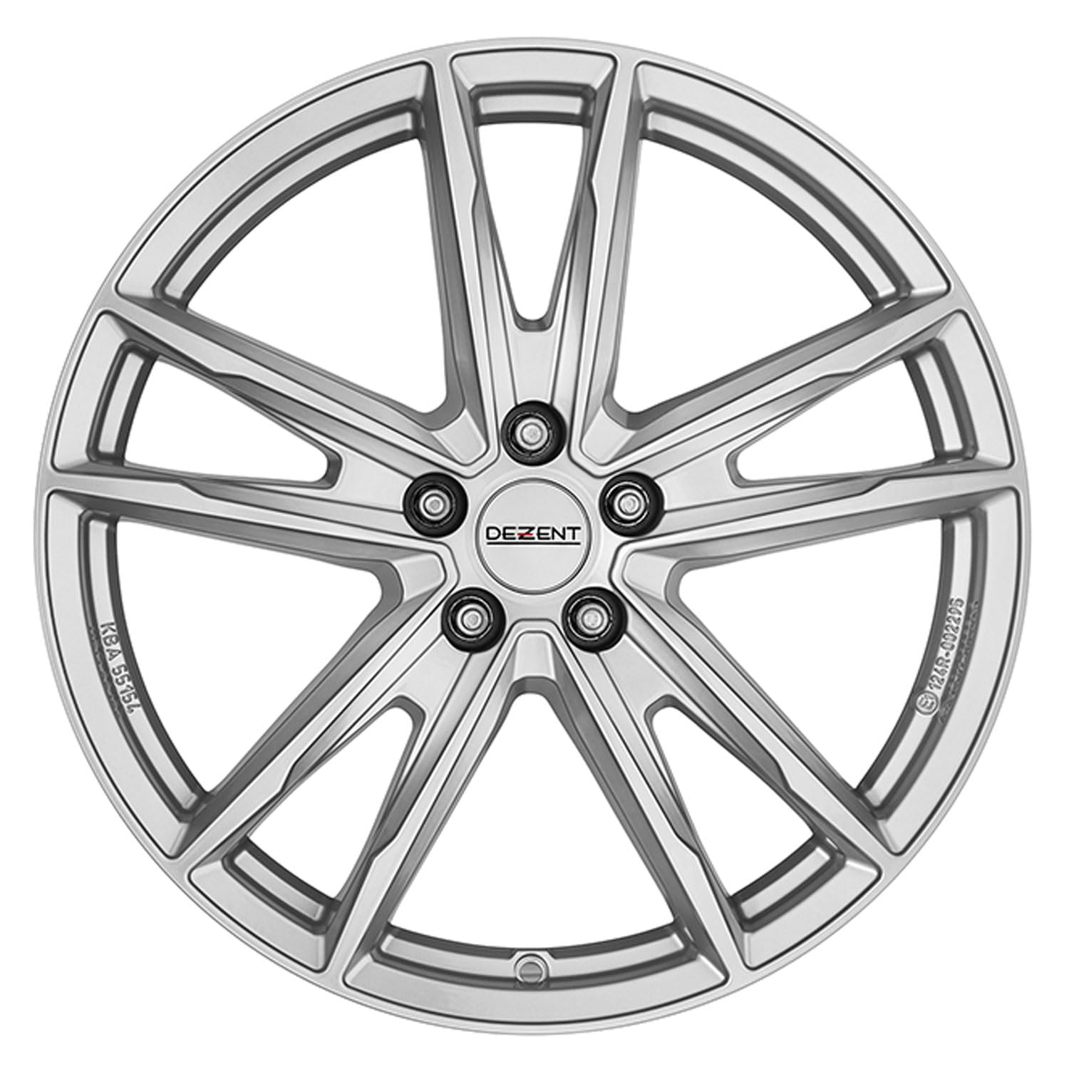 4x Dezent cerchi in alluminio KF silver 7.0Jx17 ET40 5x114.3