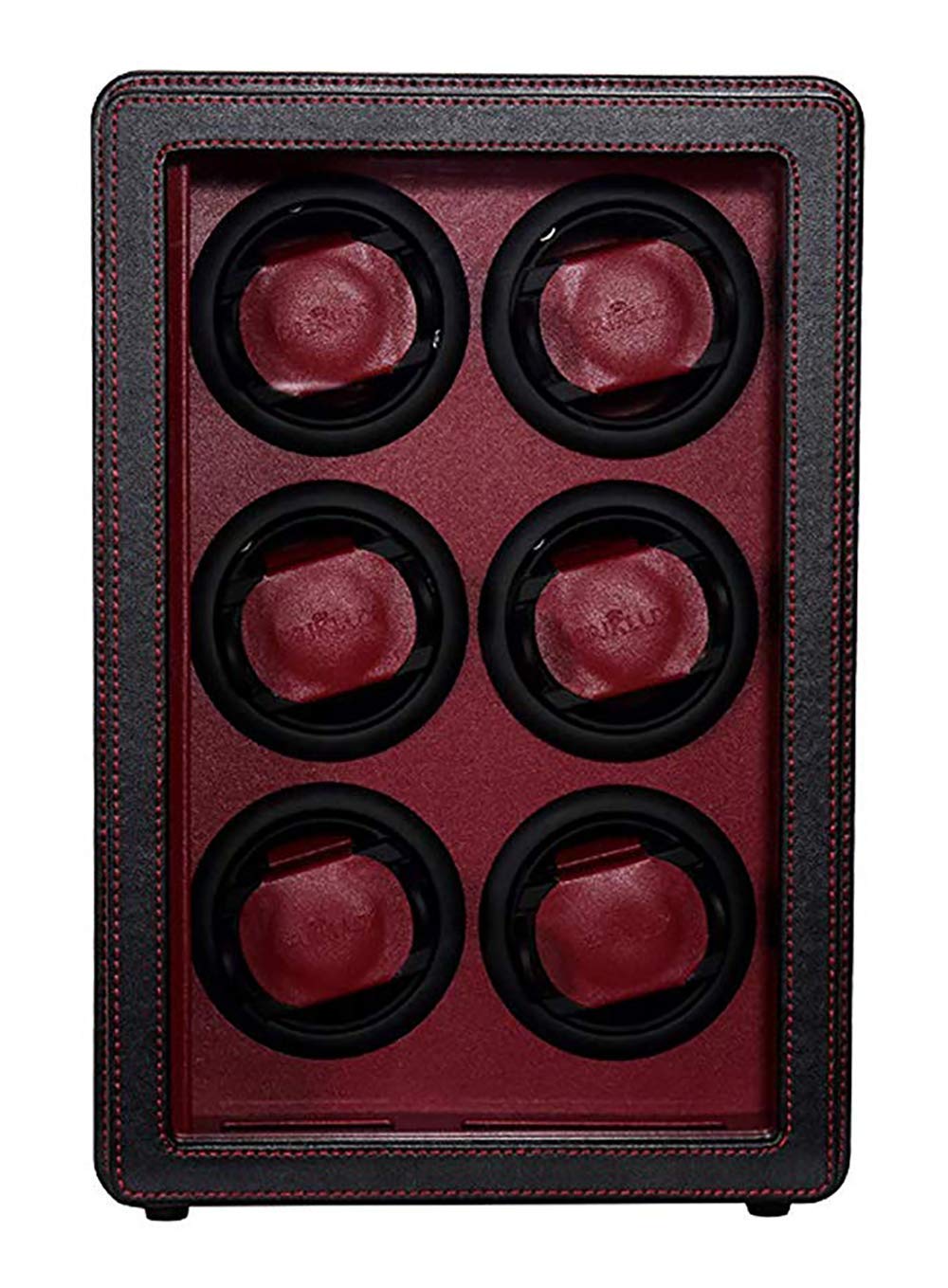 YNIYUJKL Watch Accessories Watch Winders Automatic Watch Winder 6 Watches Reel Winder Box Wooden Watch Storage Showcase With Cont