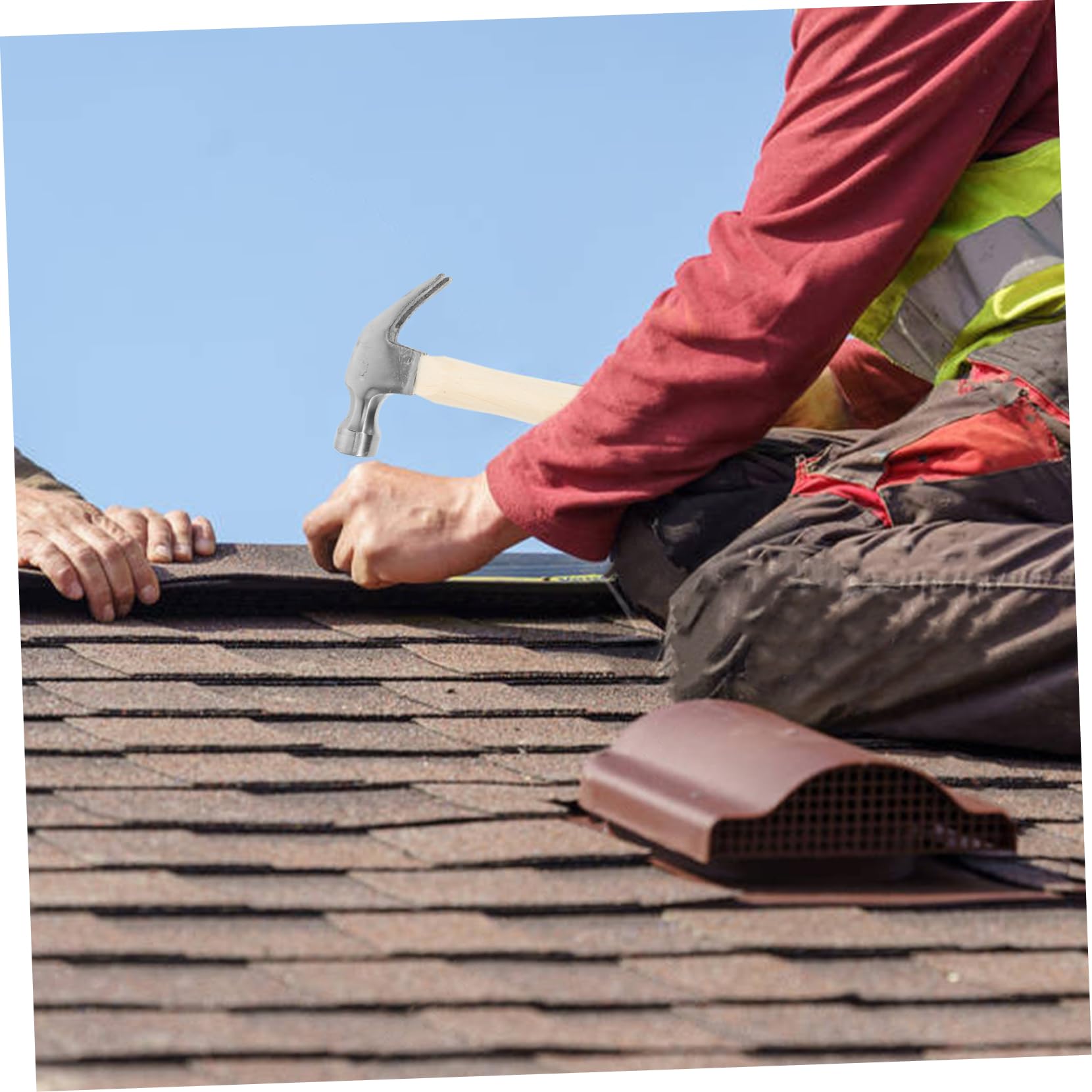 Claw Hammer Nailing Hammer All Purpose Hammer Woodworking Nail Hammer Wall Nail Remover Non Slip Handle Hammer Universal Fixing Hammer Home Repairing Hammer Hammers Steel Veemoon