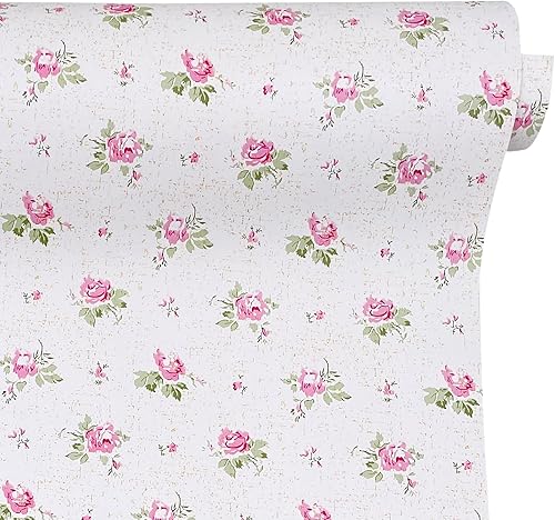 Miniatura 7 de SimpleLife4U Pink Rose Furniture Protect Paper Removable Shelf Liner for Kitchen Cabinet Dresser Drawer Covering