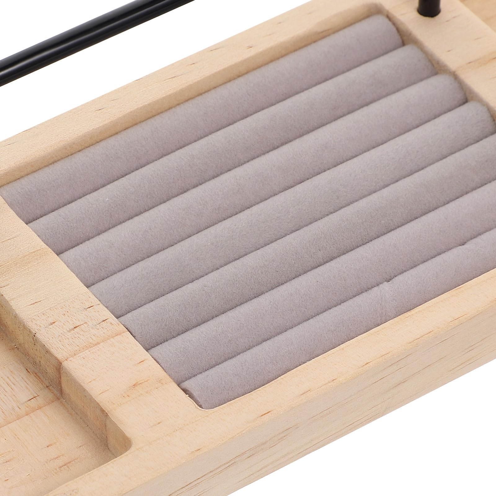 Espositore Gioielli con Base Organizer per Collane e Bracciali Supporto Stabile per Gioielli da Design Nero