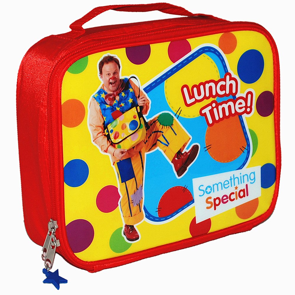 Bbc Red Something Special® Hello Mr Tumble Spotty Kids Children Lunch Bag - Cbeebies Tv Show Official Merchandise