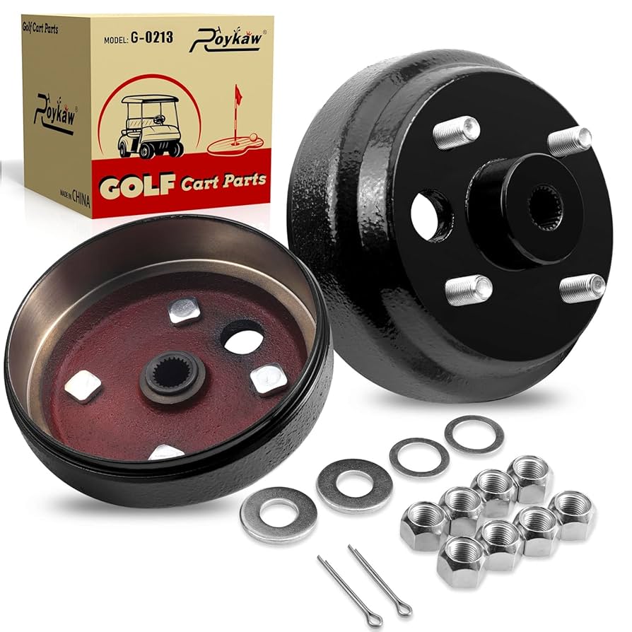 Roykaw EZGO Brake Hub Drum W/30 Teeth Die Casting Fine