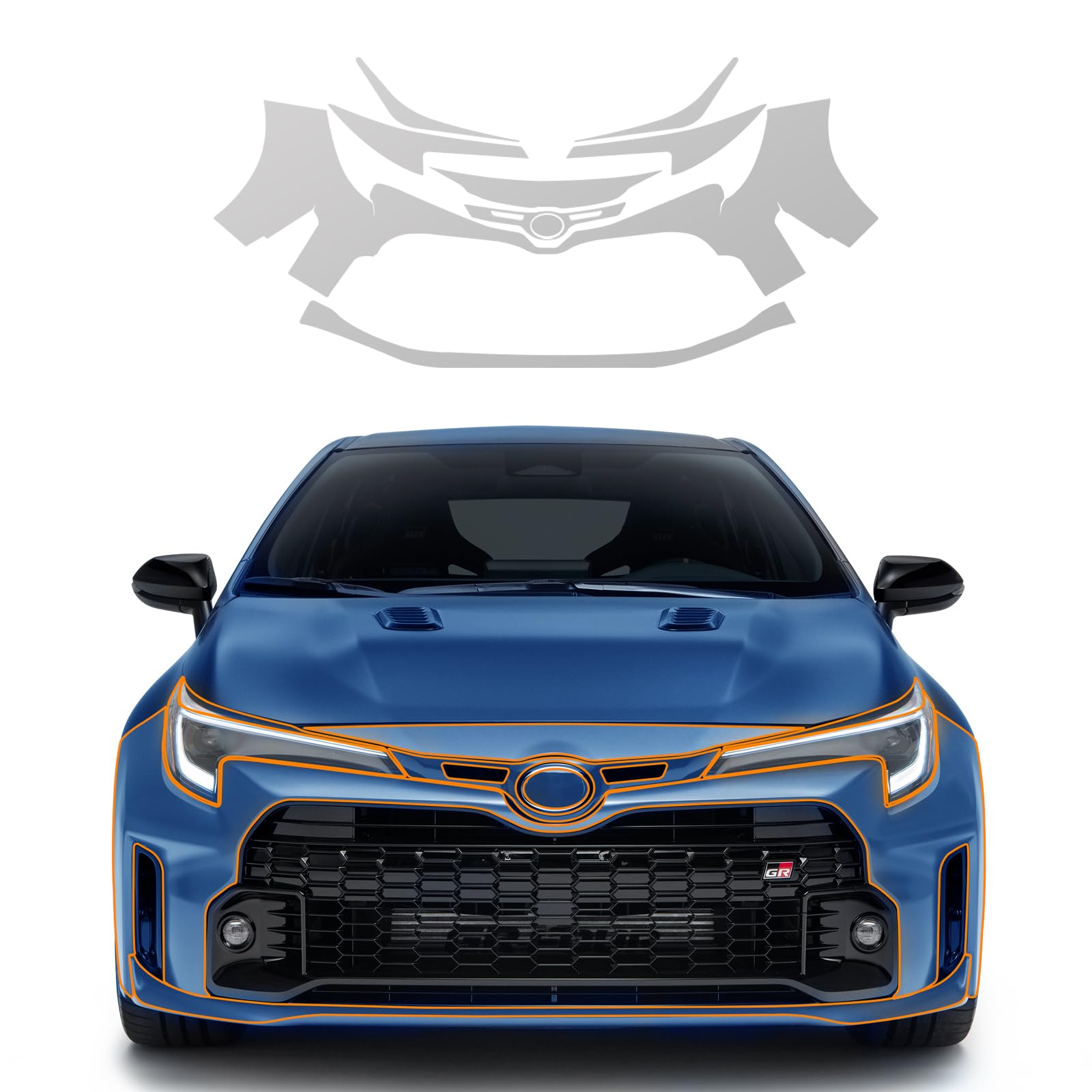 Amazon.co.jp: FDAIUN プロテクションフィルム トヨタ GR カローラ