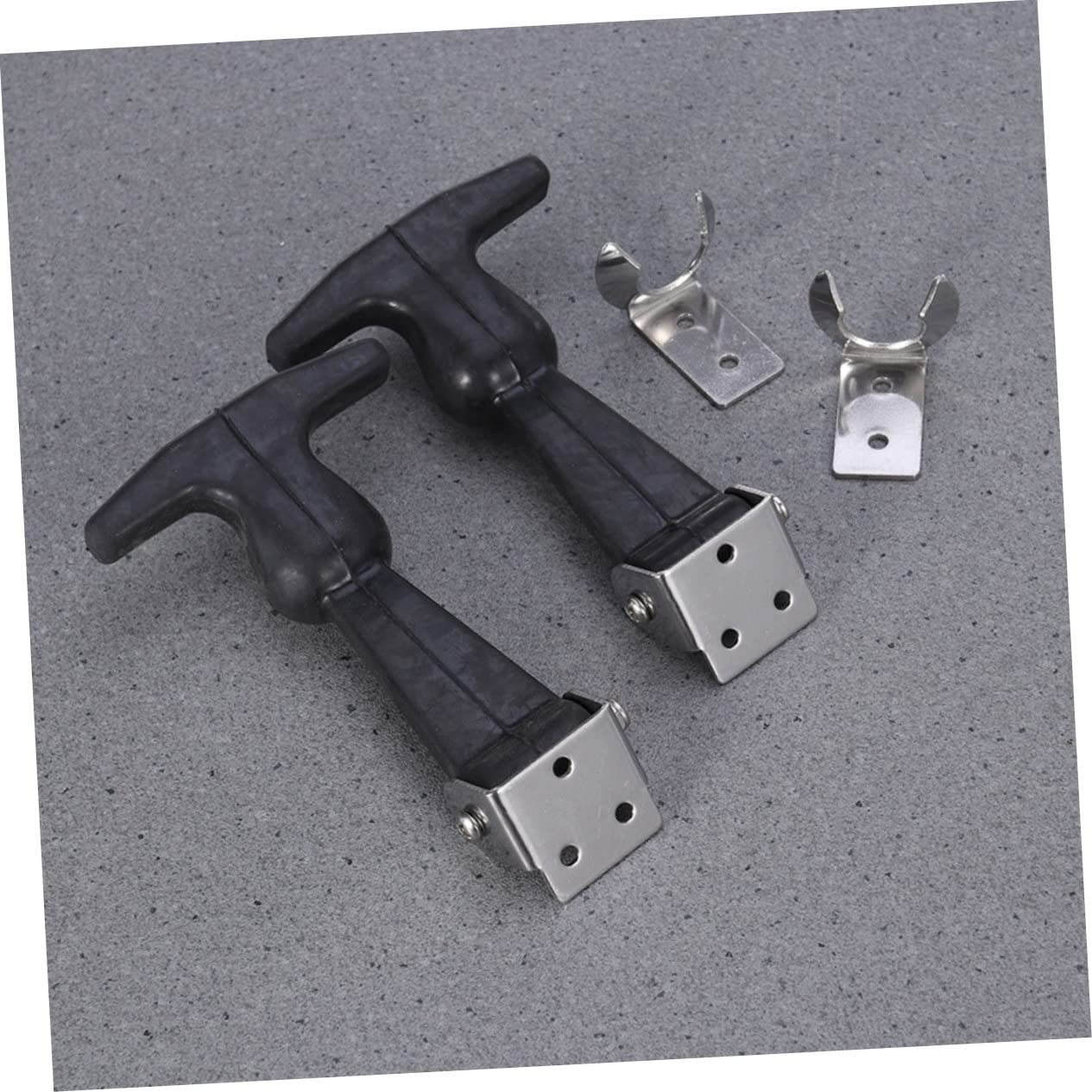 5 Set Fibbia Buckle Gomma Da Cancellare Flessibile Gomma Cancellare Macchine Utensili Per Dovere Fermo Della Porta Chiusura A Maniglia Professionale Acciaio Inossidabile 2 Pezzi*5