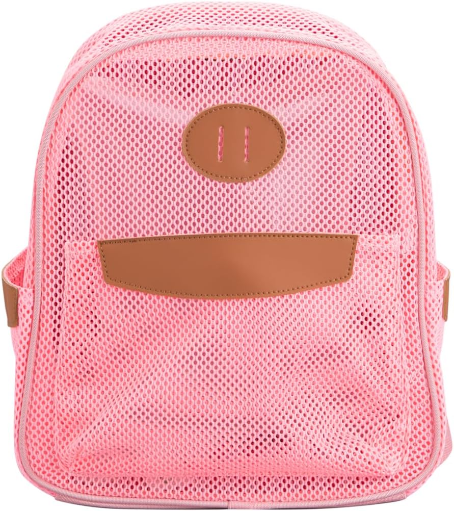 UNIKER Mesh Backpacks for Adults,Sports Fan Backpack,Clear