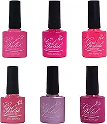 Kit de Esmaltes em Gel Chic & Fun com 6 Unidades para Unhas UV/LED (6004)