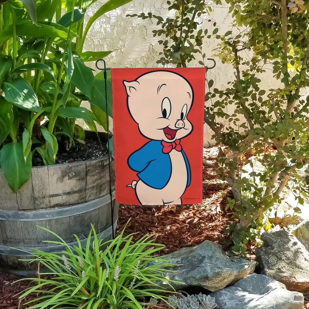 Looney Tunes Porky Pig Garden Yard Flag