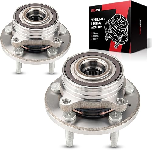 Miniatura 89 de Conjunto de cojinetes de buje de rueda delantera Torchbeam 513347 para Mazda CX-5 2013-2022, 2014-2021 Mazda 6 Rodamiento de rueda de 5 lengüetas