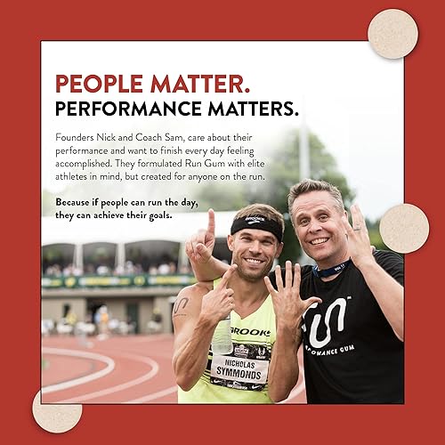 Miniatura 7 de RUN GUM Cinnamon Energy Gum 50mg Cafeína Taurina y Vitaminas B por pieza, 24 piezas (paquete de 12), 2 piezas  1 café o bebida energética, sin