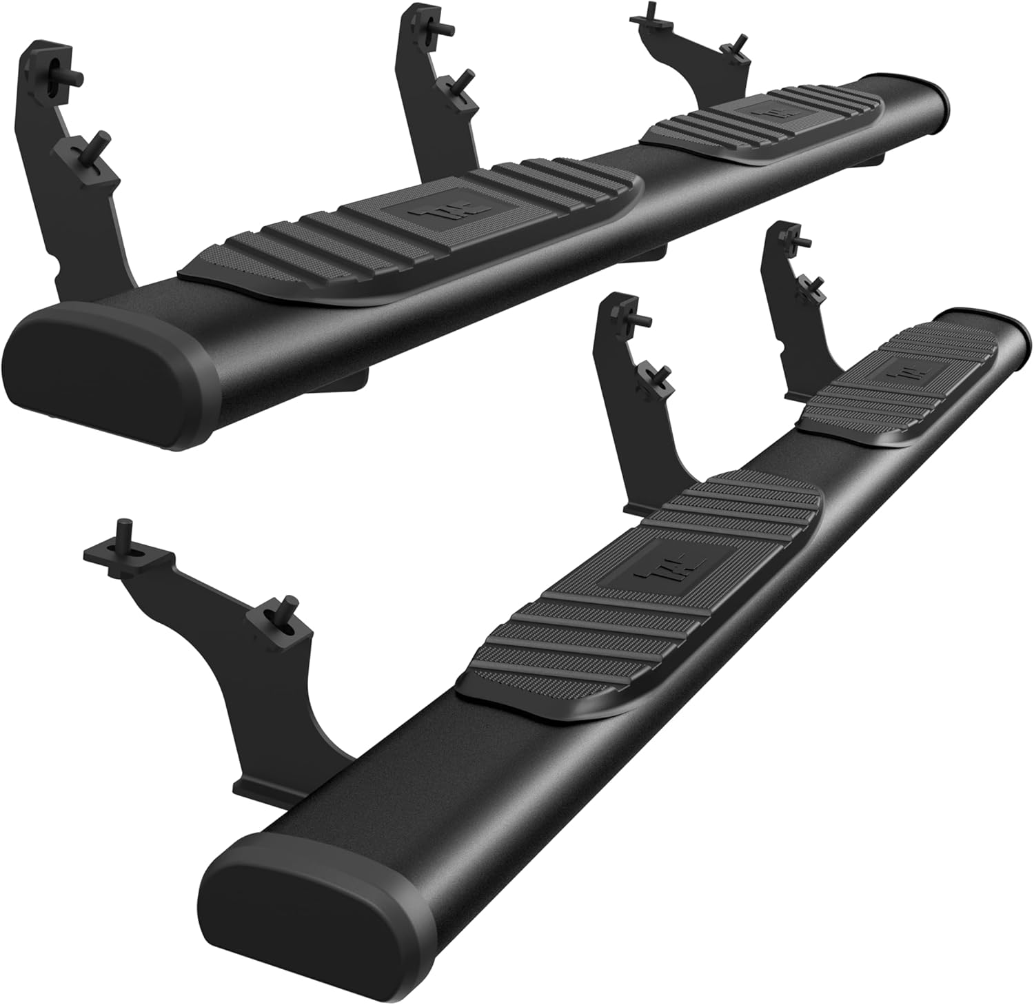 TAC Arrow 5” Side Steps Compatible with 2021-2026 Ford Bronco 4 Door SUV Running Boards Aluminum Fine Texture Black Step Rails Nerf Bars Lightweight Off Road Accessories