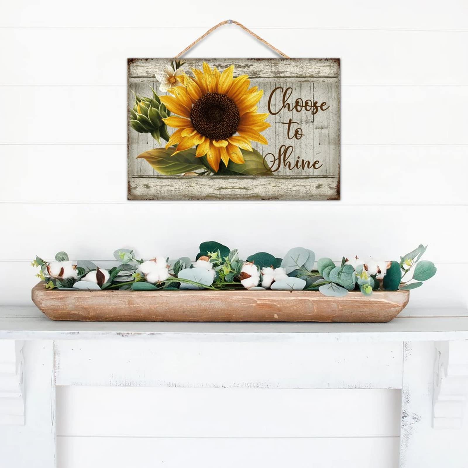 Funny Wooden Sign 'Me I Need Some Help Around Here!' - 8x12 Inch Farmhouse Wall Decor, Housewarming Gift - View #7