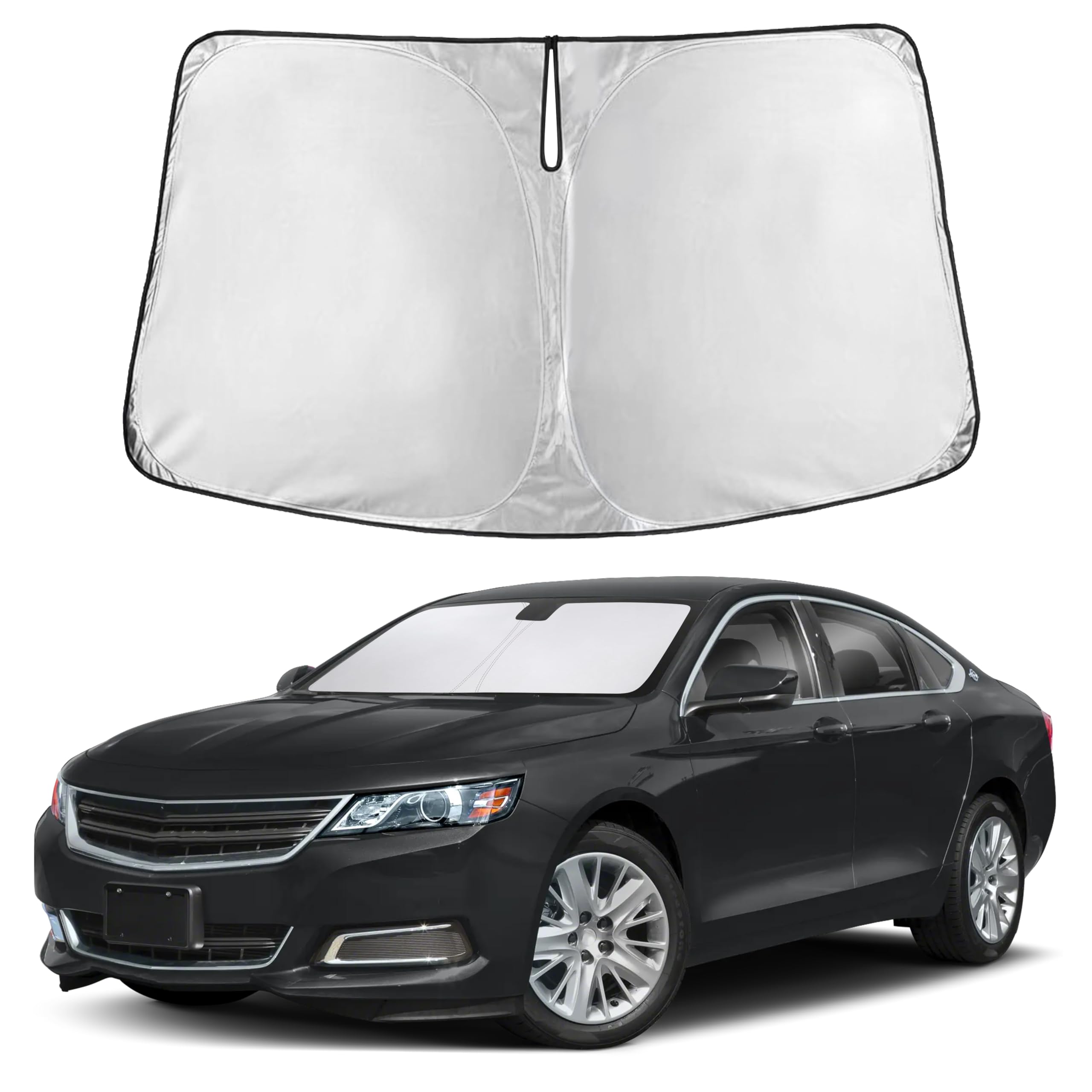 EcoNour Windshield Sunshade Compatible for Chevrolet Impala 2014-2020
